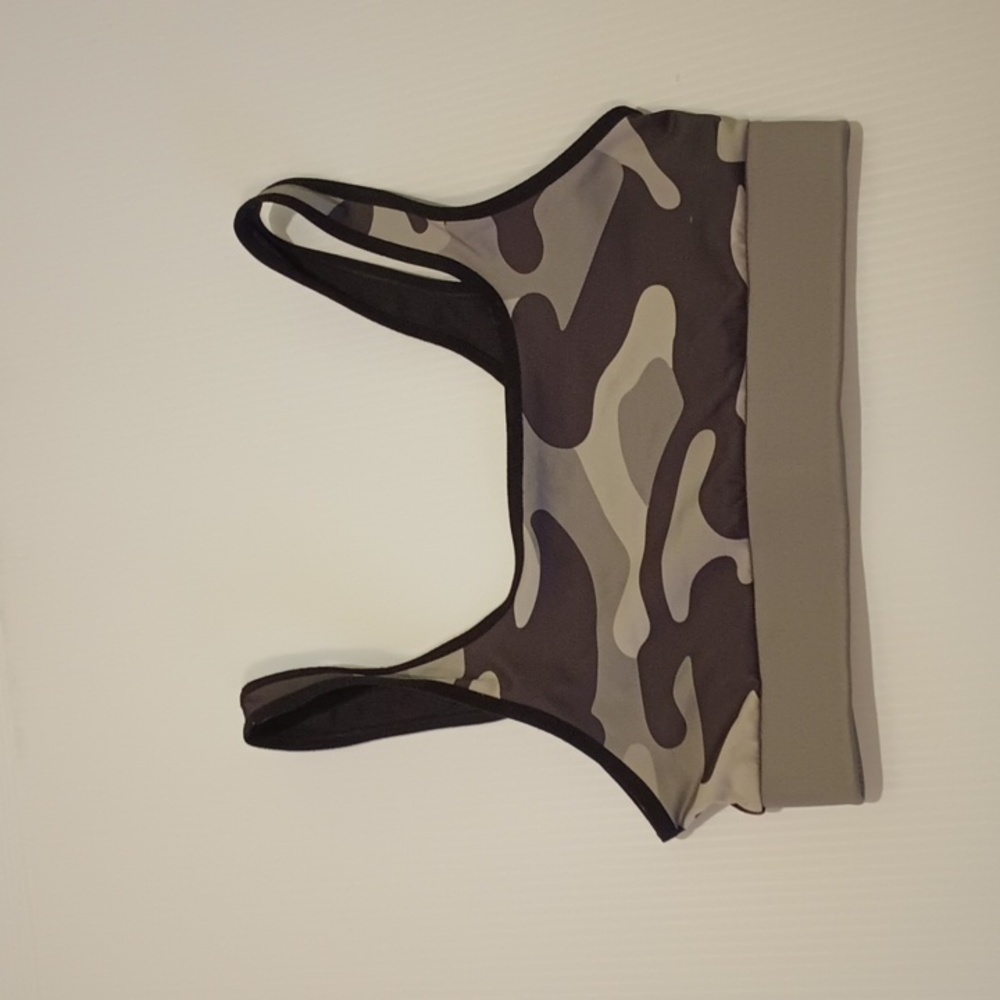 Cor By Ultracor Grey Camo Sports Bra A17